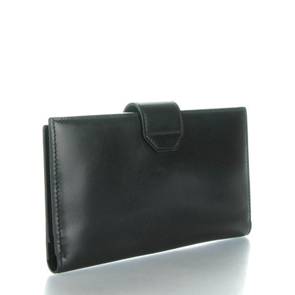 Saint Laurent Calfskin Classic Pushlock Wallet Black 3 of 7
