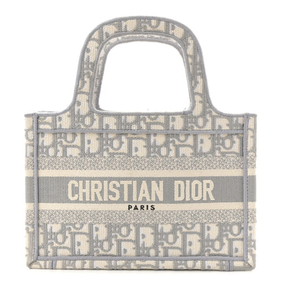 Christian Dior Oblique Mini Book Tote Grey Multicolor 1 of 12
