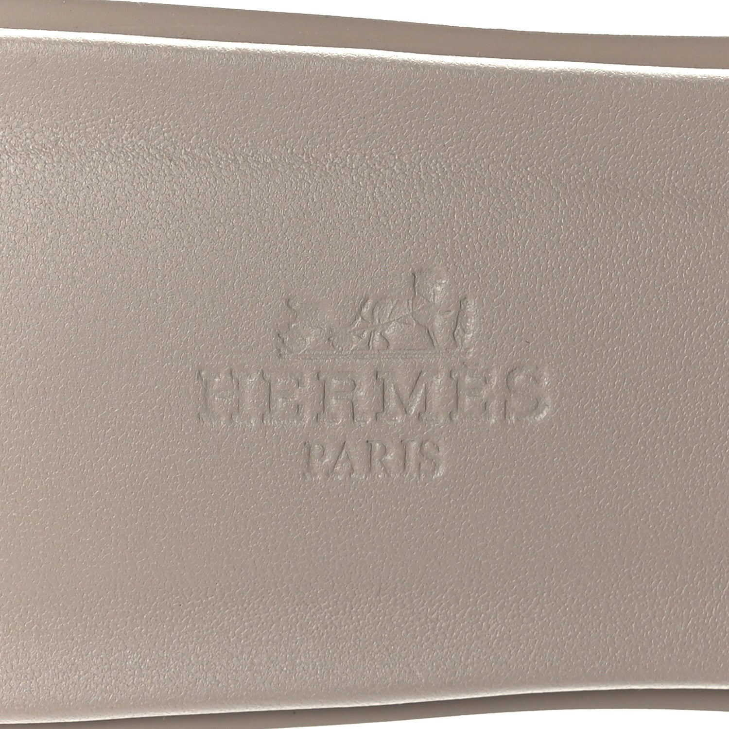 Hermes Box Calfskin Oran Sandals 40 Beige Mastic 7 of 9