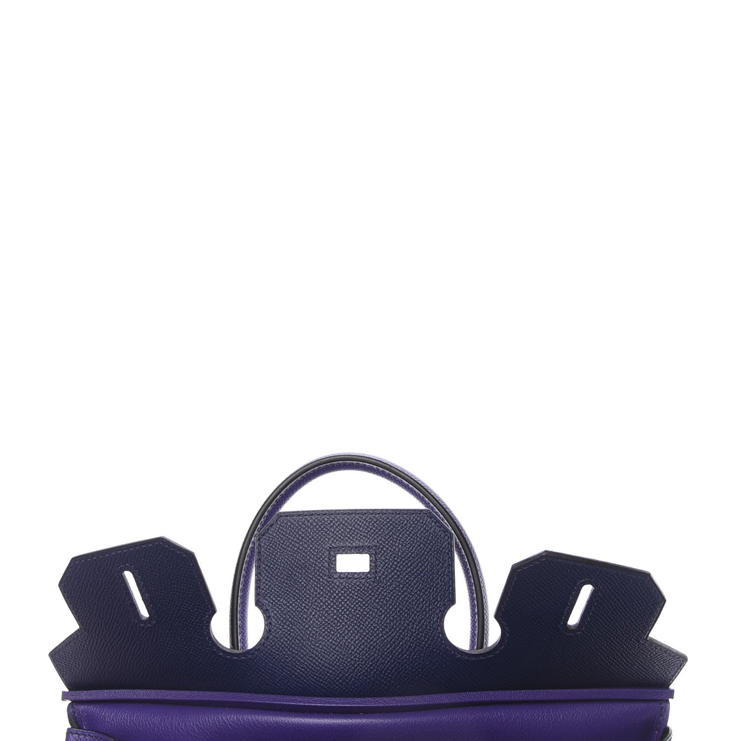 Hermes Epsom Horseshoe Birkin 30 Blue Encre Ultraviolet Rose Tyrien 15 of 35