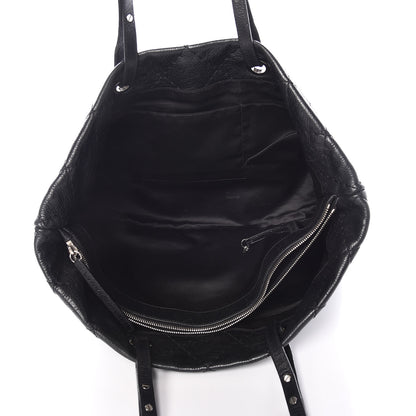 Chanel Glazed Calfskin Large On The Road Tote Black 5 of 15