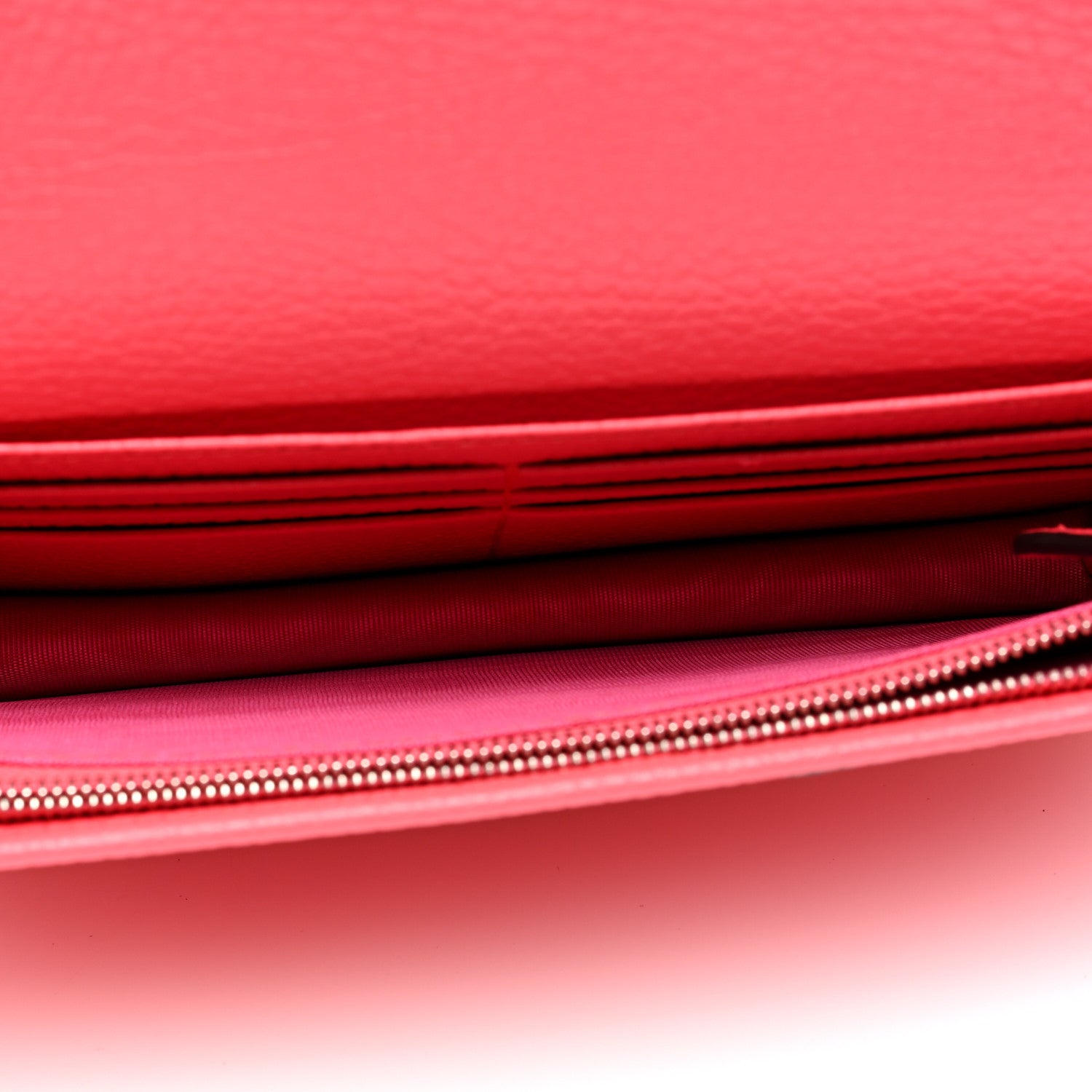 Gucci Dollar Calfskin Enamel Monochrome Mini GG Marmont Chain Wallet Runway Coral 5 of 10