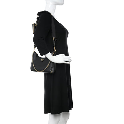 Prada Saffiano Lux Re-Edition 2005 Shoulder Bag Black 2 of 12