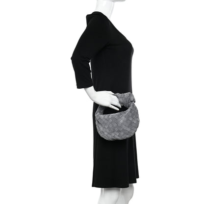 Bottega Veneta Suede Intrecciato Mini Jodie Thunder 2 of 10
