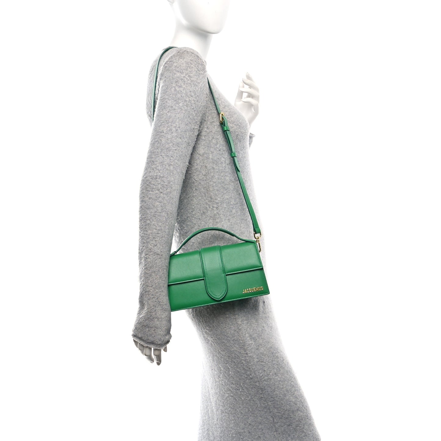 Smooth Calfskin Le Grand Bambino Green