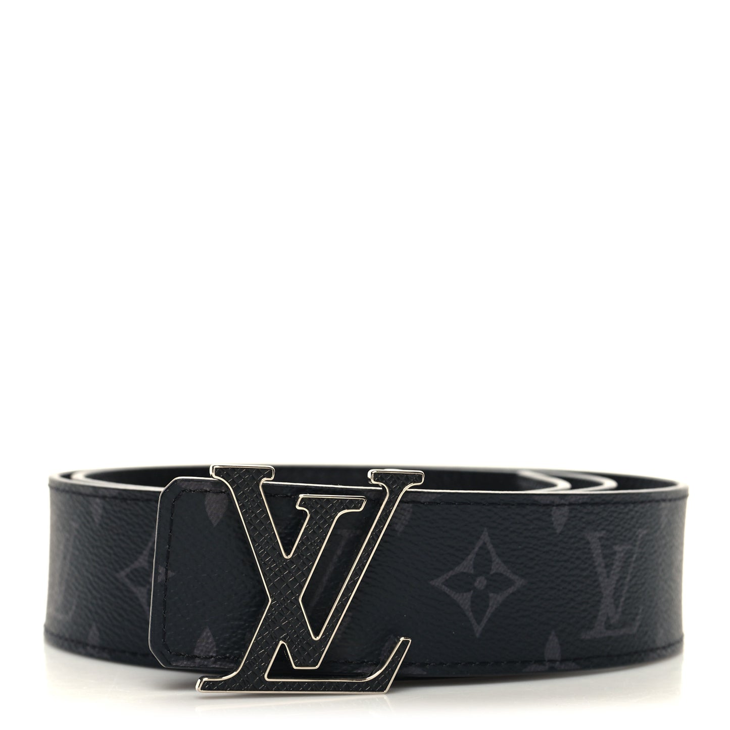 Monogram Eclipse Taigarama 40mm LV Initiales Reversible Belt 90 36 Black