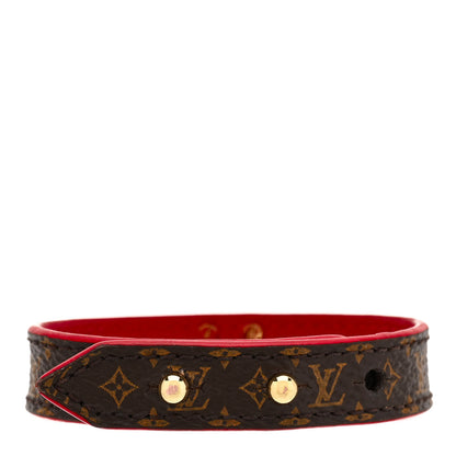Louis Vuitton Monogram Essential V Bracelet Rouge 3 of 8