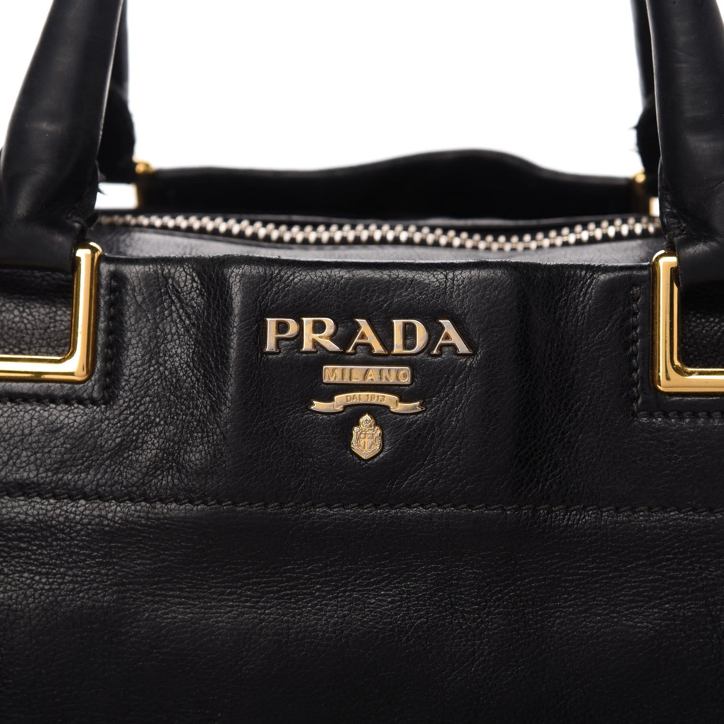 Glace Calf Extra Wide Tote Black