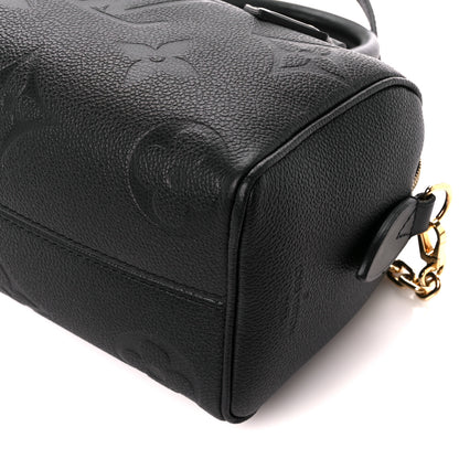 Louis Vuitton Empreinte Monogram Giant Speedy Bandouliere 20 Black 10 of 11