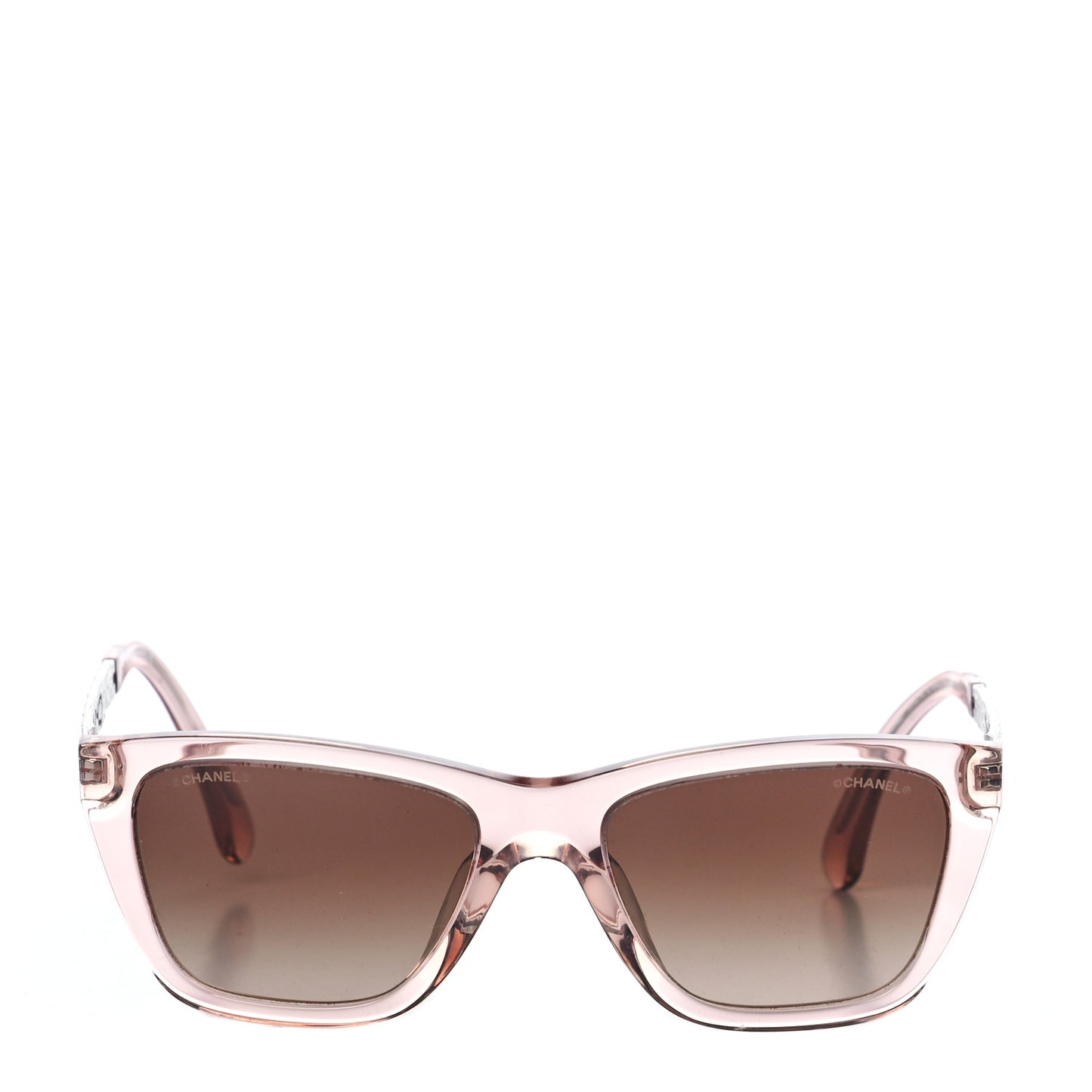 Acetate Metal Rectangle Sunglasses 5442-A Pink