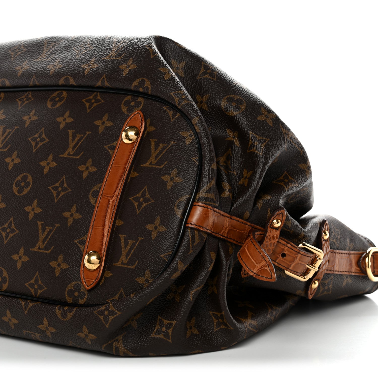 Louis Vuitton Monogram Alligator Trim Mahina XL 1829076 – FASHIONPHILE
