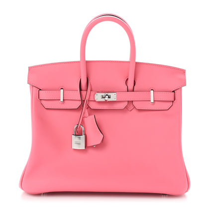 Hermes Swift Birkin 25 Rose Azalee 1 of 11