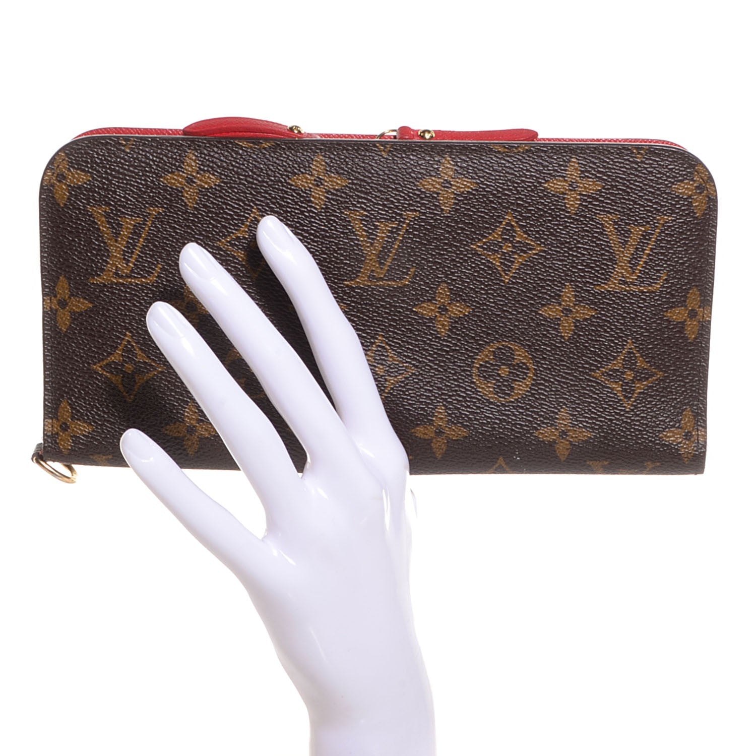 Louis Vuitton Monogram Insolite Wallet Red 2 of 7