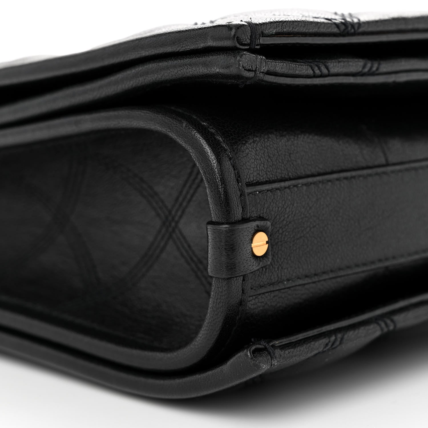 Saint Laurent Lambskin Quilted Small Becky Chain Bag Black 9 of 11