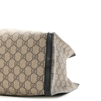 Gucci GG Supreme Monogram Medium Padlock Tote Black 10 of 10
