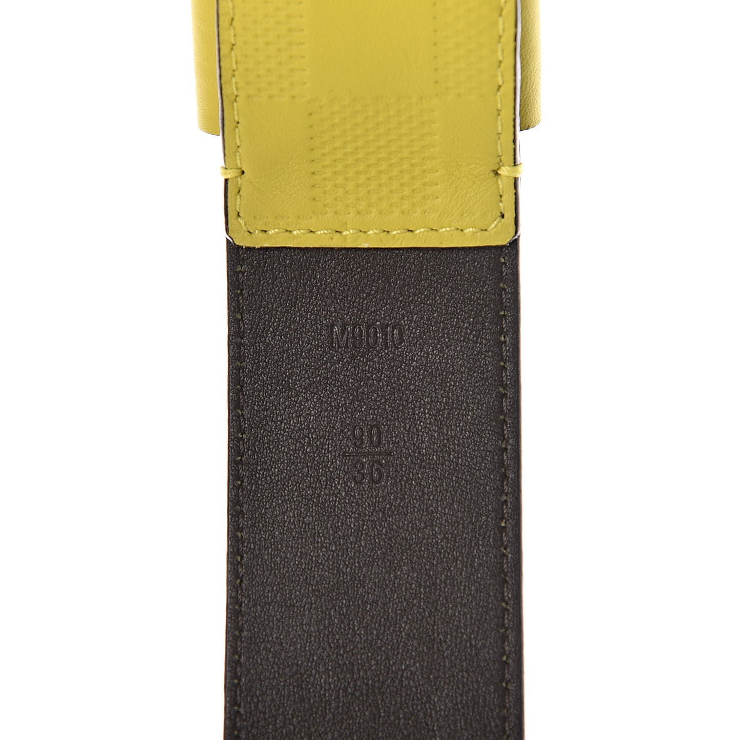 Damier Infini 40mm Belt 90 36 Vert Acide