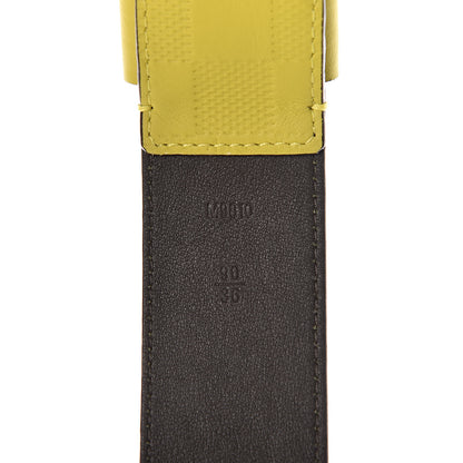 Louis Vuitton Damier Infini 40mm Belt 90 36 Vert Acide 4 of 8