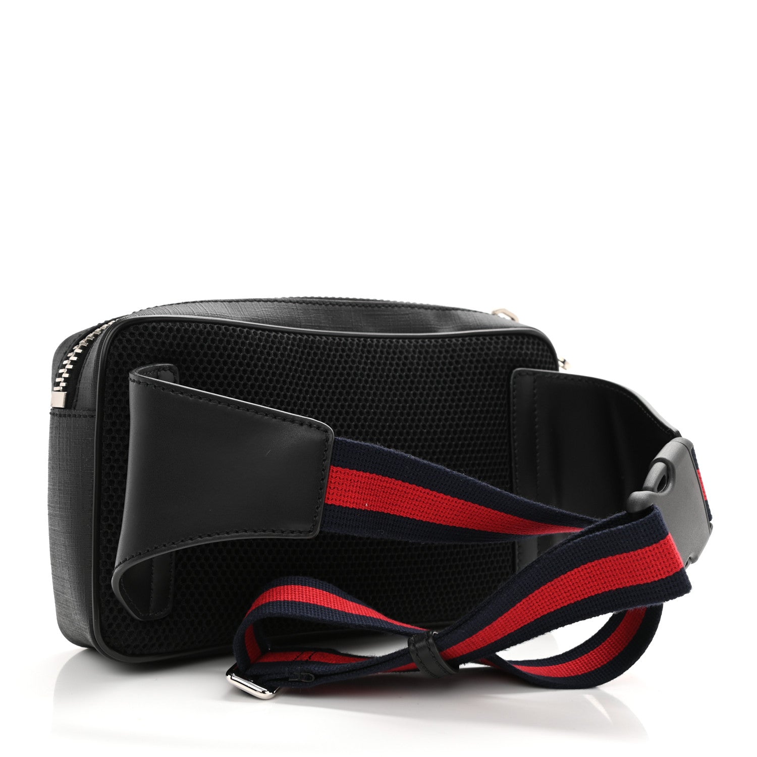 Gucci Soft GG Supreme Monogram Web Belt Bag Black Grey 3 of 9