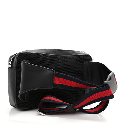 Gucci Soft GG Supreme Monogram Web Belt Bag Black Grey 3 of 9