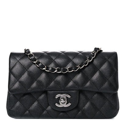 Chanel Iridescent Caviar Quilted Mini Rectangular Flap Black 1 of 10