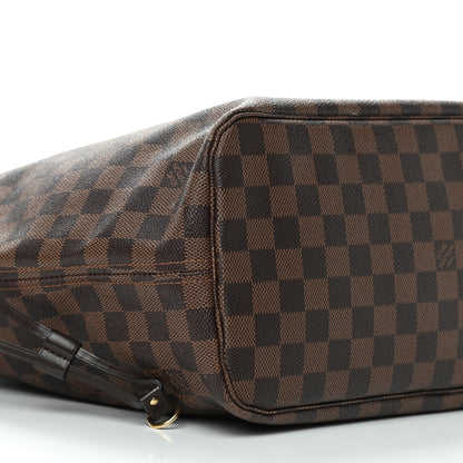 Louis Vuitton Damier Ebene Neo Neverfull MM Rose Ballerine 6 of 12