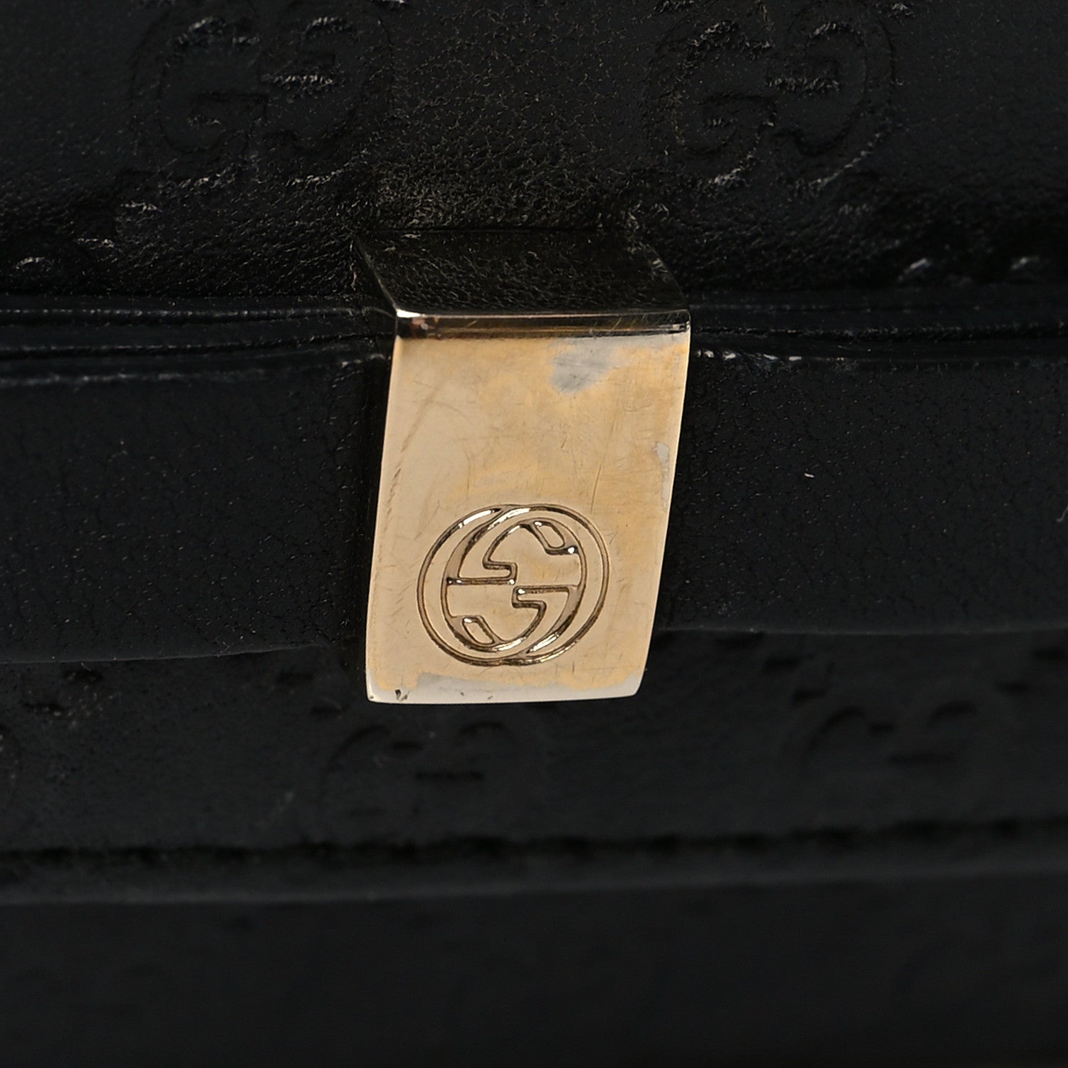 Gucci Microguccissima Bow Continental Wallet Black 10 of 11