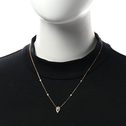 Messika 18K Rose Gold Diamond Fiery Necklace 2 of 6