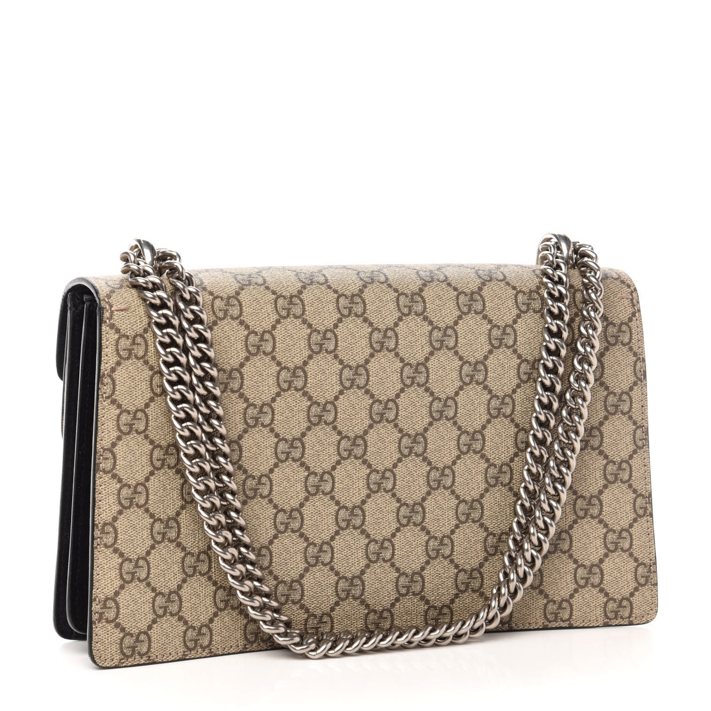 GG Supreme Monogram Small Dionysus Shoulder Bag Black