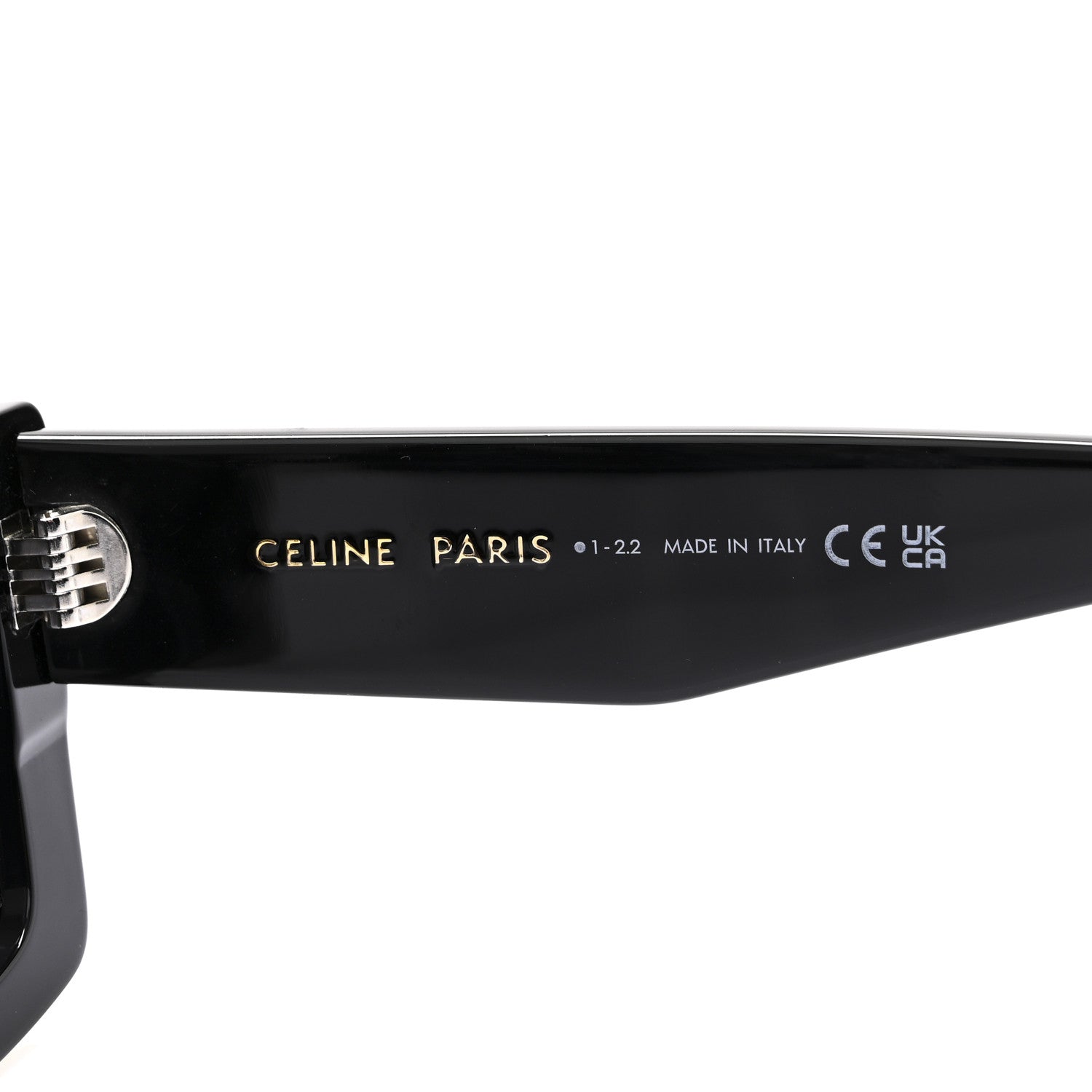Celine Acetate Monochroms Square Sunglasses CL40214U Black 5 of 6