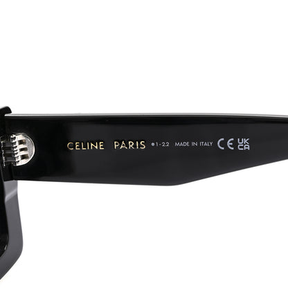 Celine Acetate Monochroms Square Sunglasses CL40214U Black 5 of 6