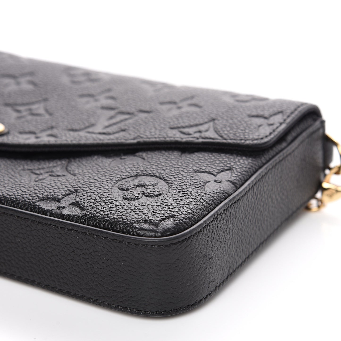 Empreinte Pochette Felicie Chain Wallet Black