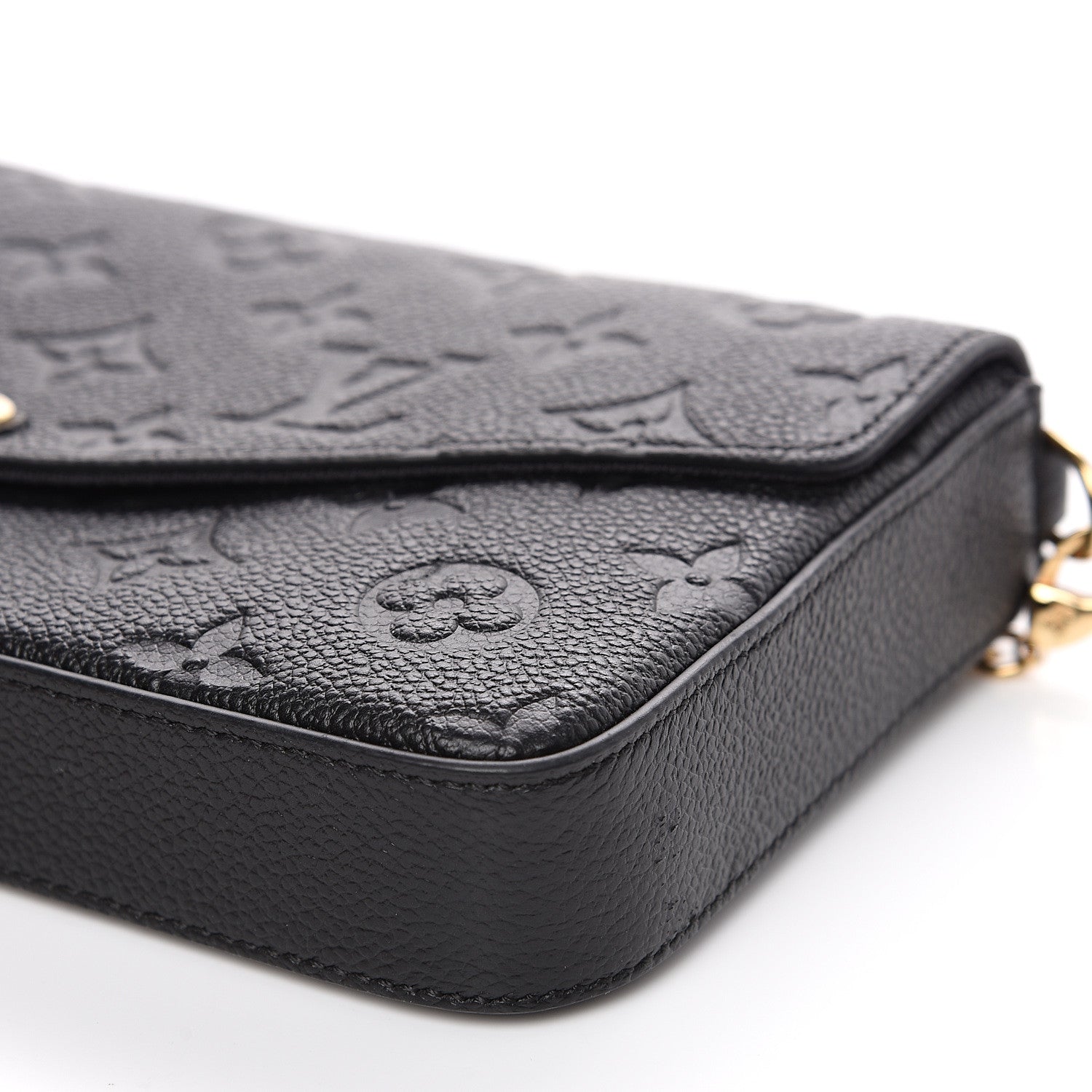 Louis Vuitton Empreinte Pochette Felicie Chain Wallet Black 8 of 10
