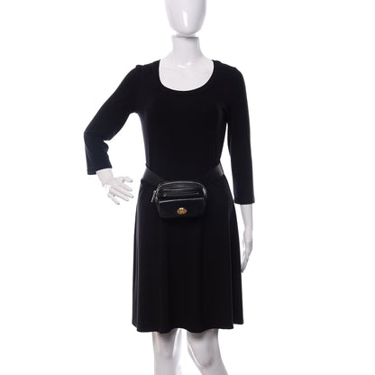 Gucci Fluffy Calfskin Mini Morpheus Belt Bag 90 36 Black 2 of 10