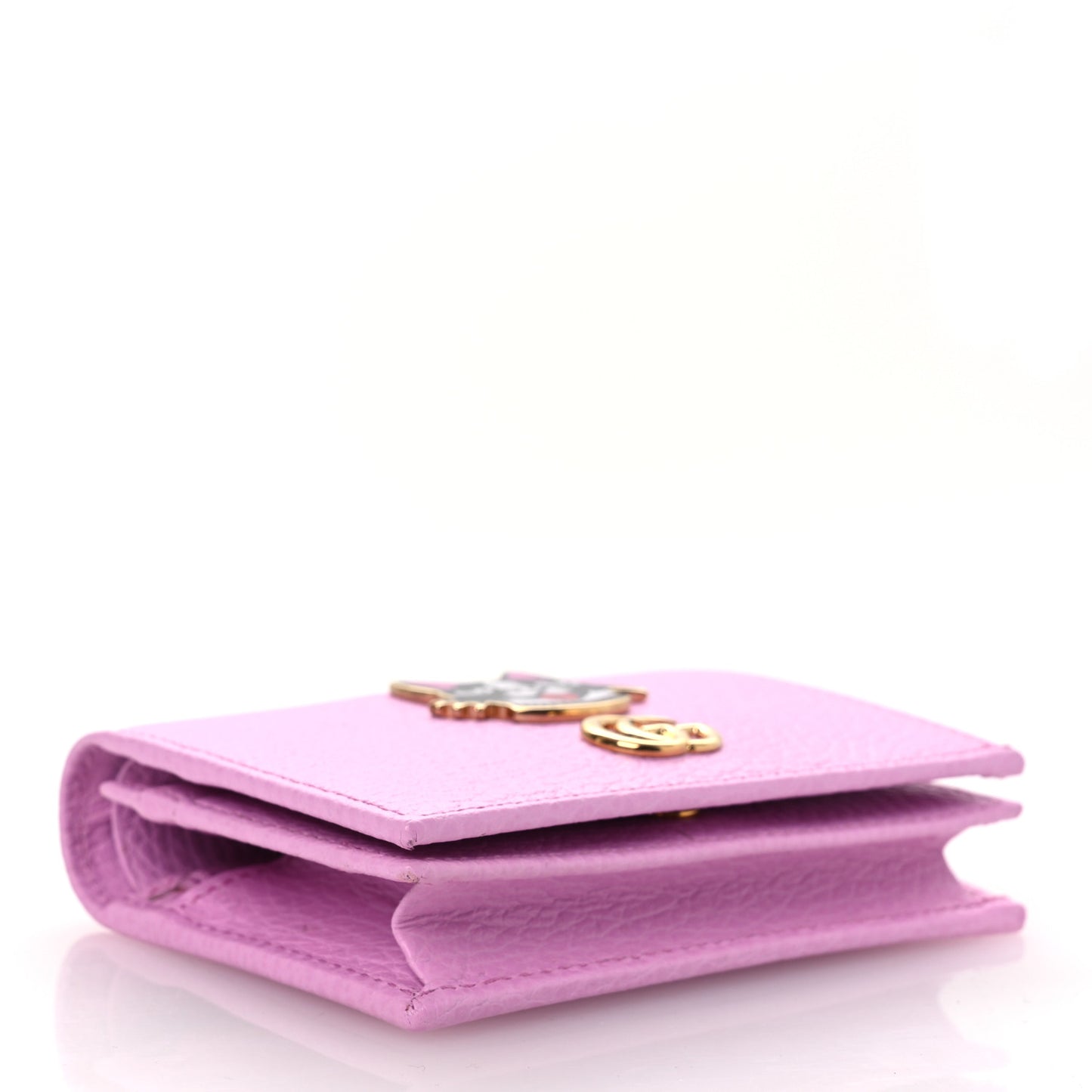 Dollar Calfskin Bosco Card Case Wallet Malva