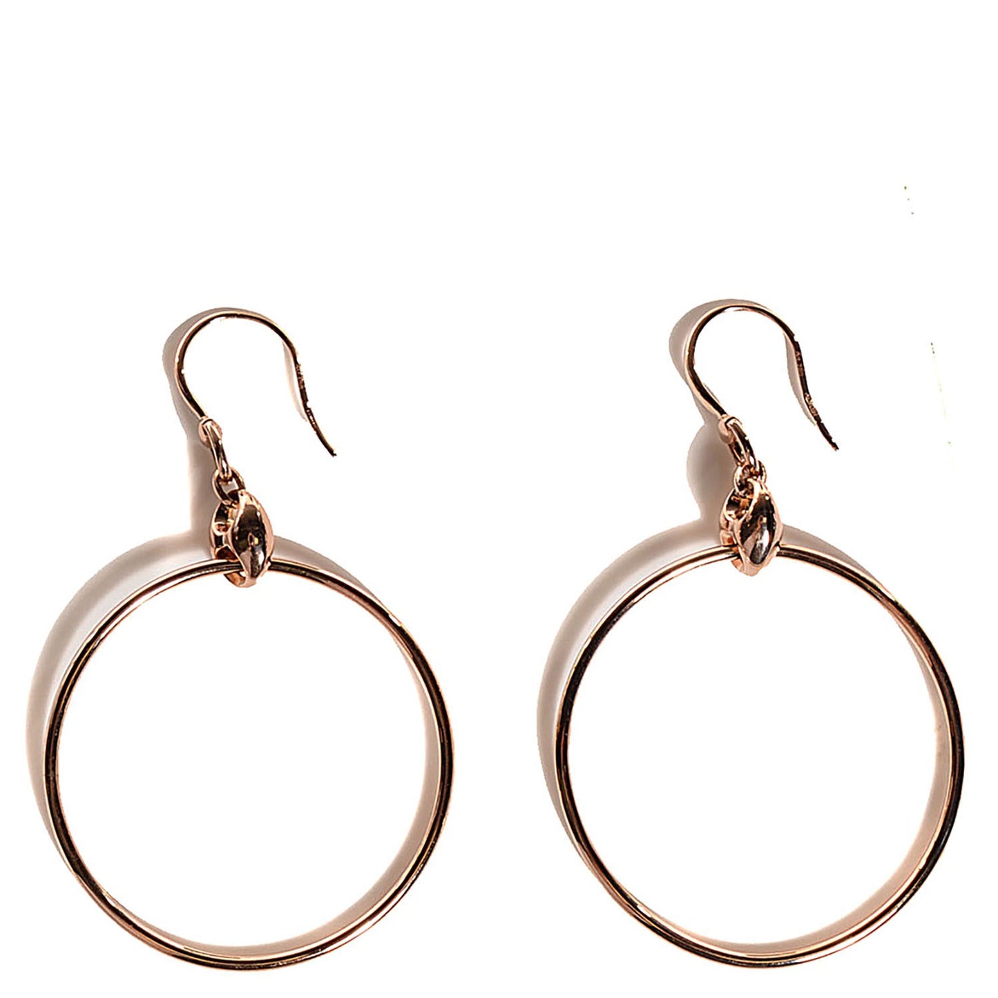 18K Rose Gold Marina Hoop Earrings