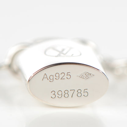 Louis Vuitton Sterling Silver Lockit Bracelet 4 of 6