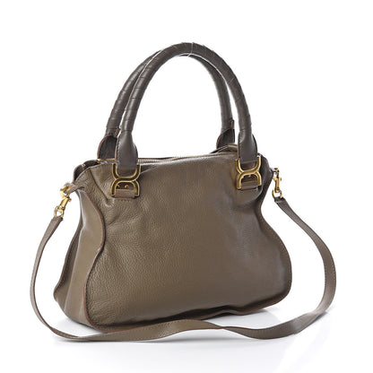 Chloe Calfskin Medium Marcie Satchel Anchor Grey 3 of 9