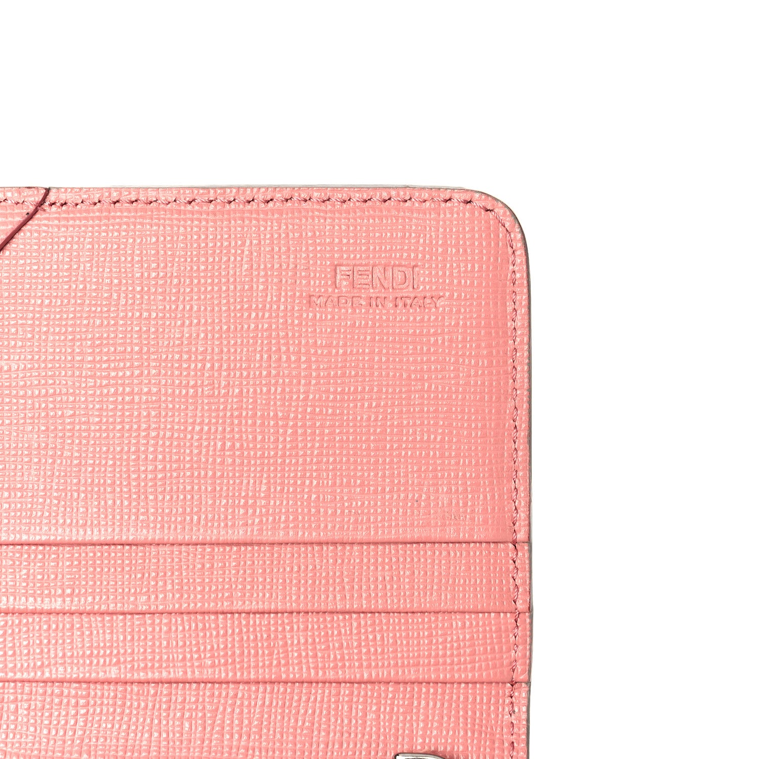 Fendi Vitello Elite Crystal Eye Monster Continental Wallet on Chain Grigio Polvere Ribes Multicolor 7 of 13