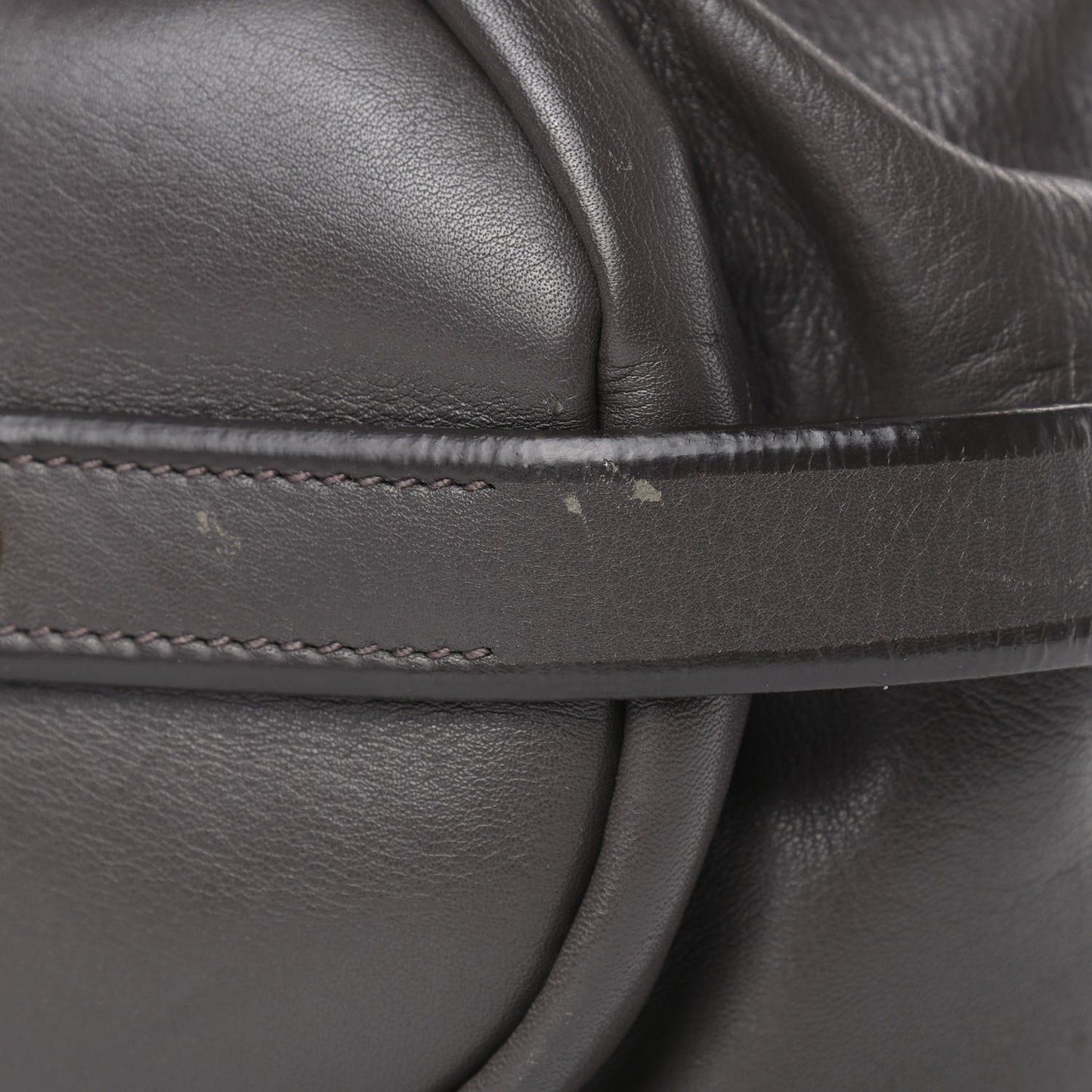 Soft Calf Shoulder Bag Cenere