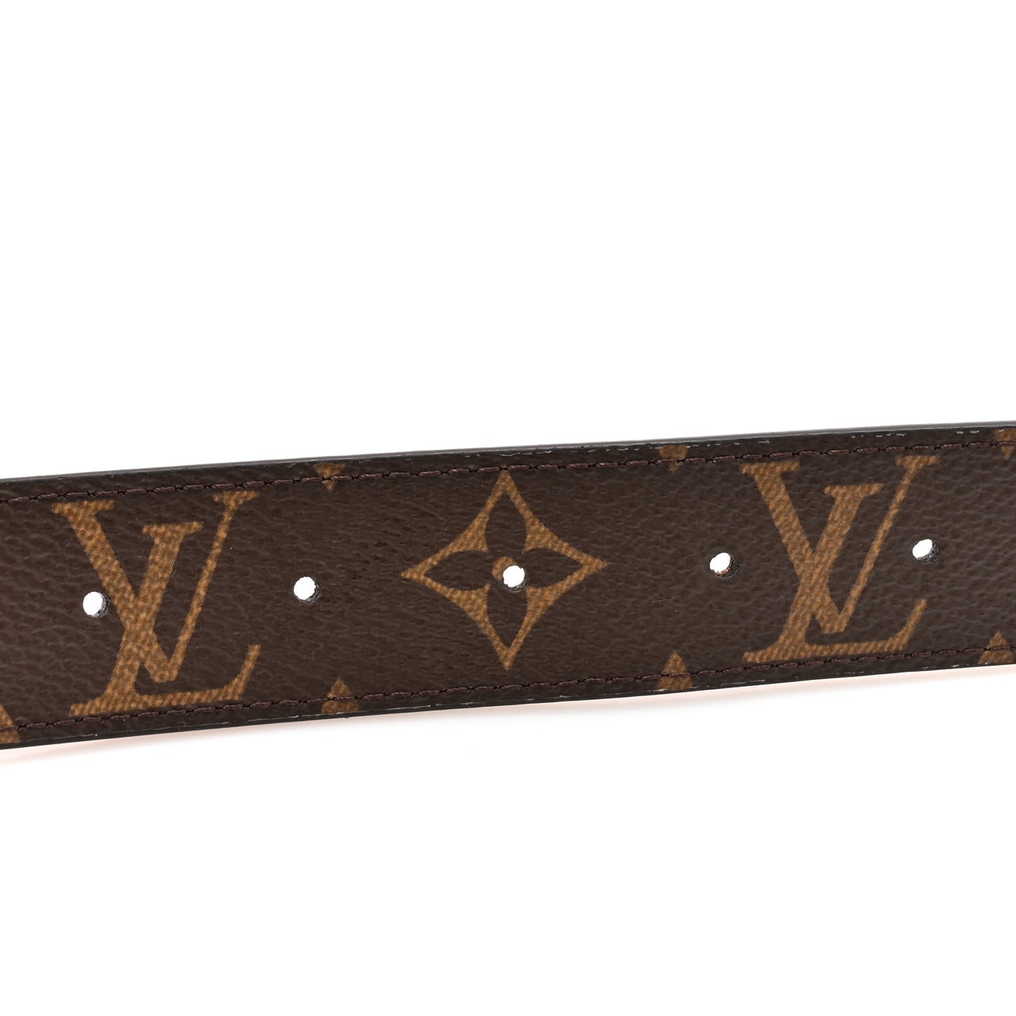 Monogram 30mm LV Initiales Reversible Belt 85 34 Coquelicot