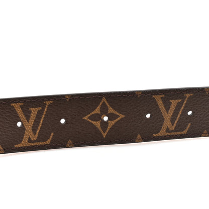 Louis Vuitton Monogram 30mm LV Initiales Reversible Belt 85 34 Coquelicot 7 of 8