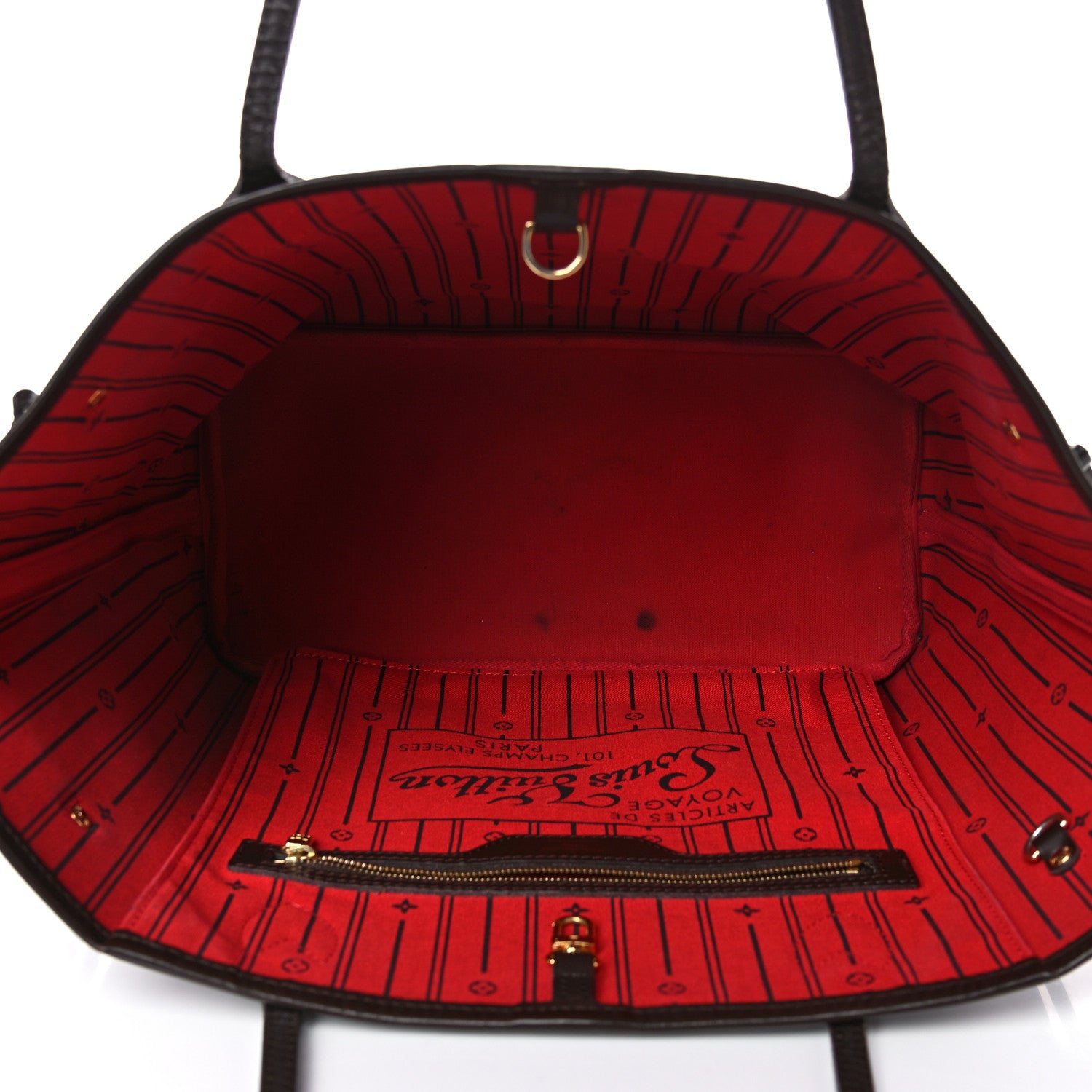 Louis Vuitton Damier Ebene Neverfull MM 9 of 20