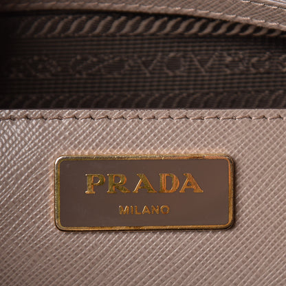 Prada Saffiano Lux Bi-Color Promenade Tote Argilla Pomice 6 of 15