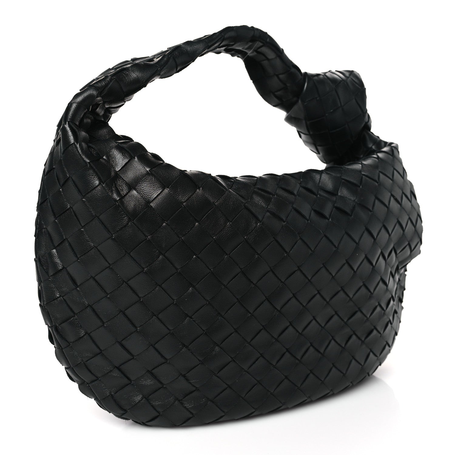 Bottega Veneta Nappa Intrecciato Teen Jodie Hobo Black 3 of 9