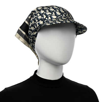 Christian Dior Silk Oblique Visor Blue 2 of 9