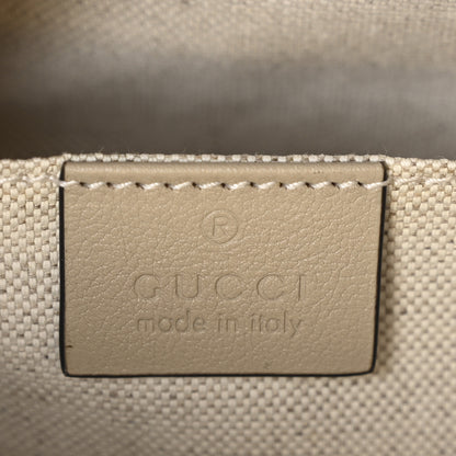 Gucci Wonka Grain Calfskin Small Diana Tote Bag Oatmeal Vintage Green 6 of 10