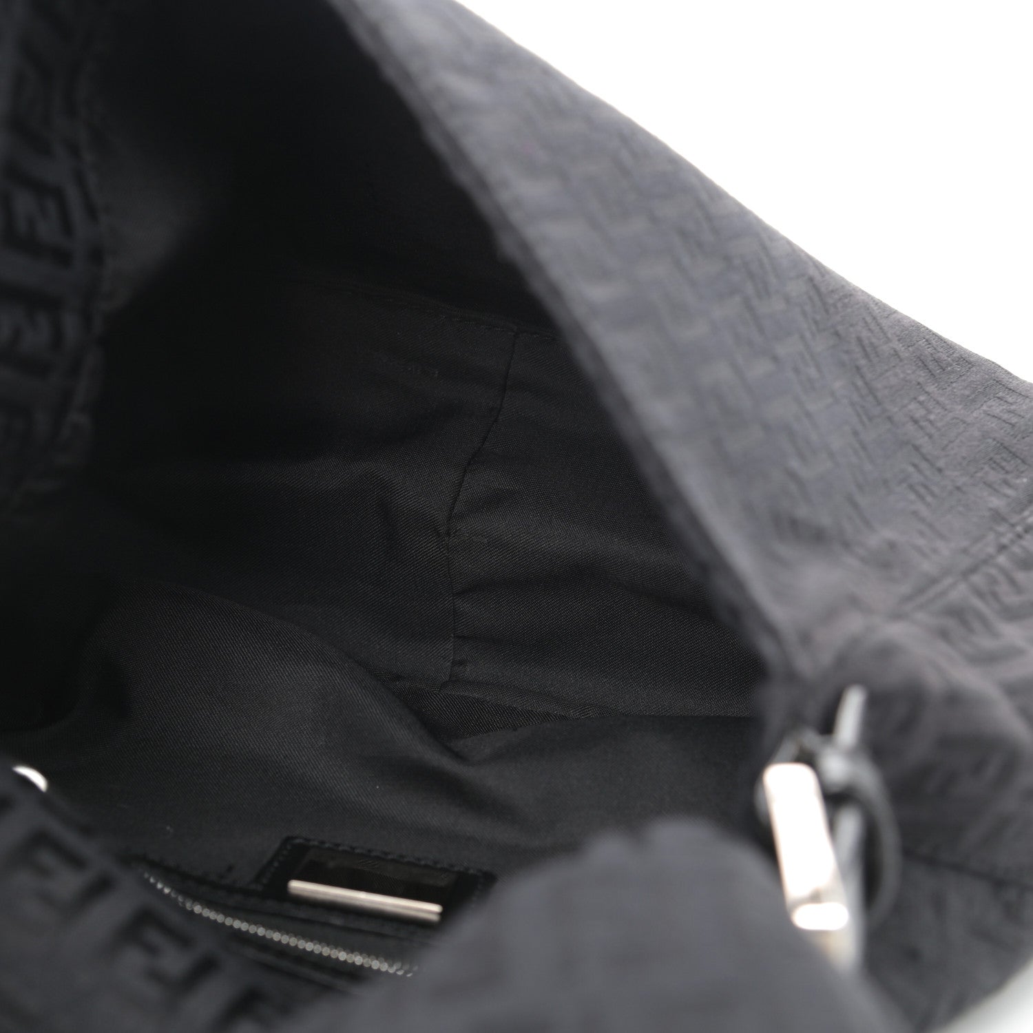 Fendi Zucchino Mama Baguette Black 4 of 9