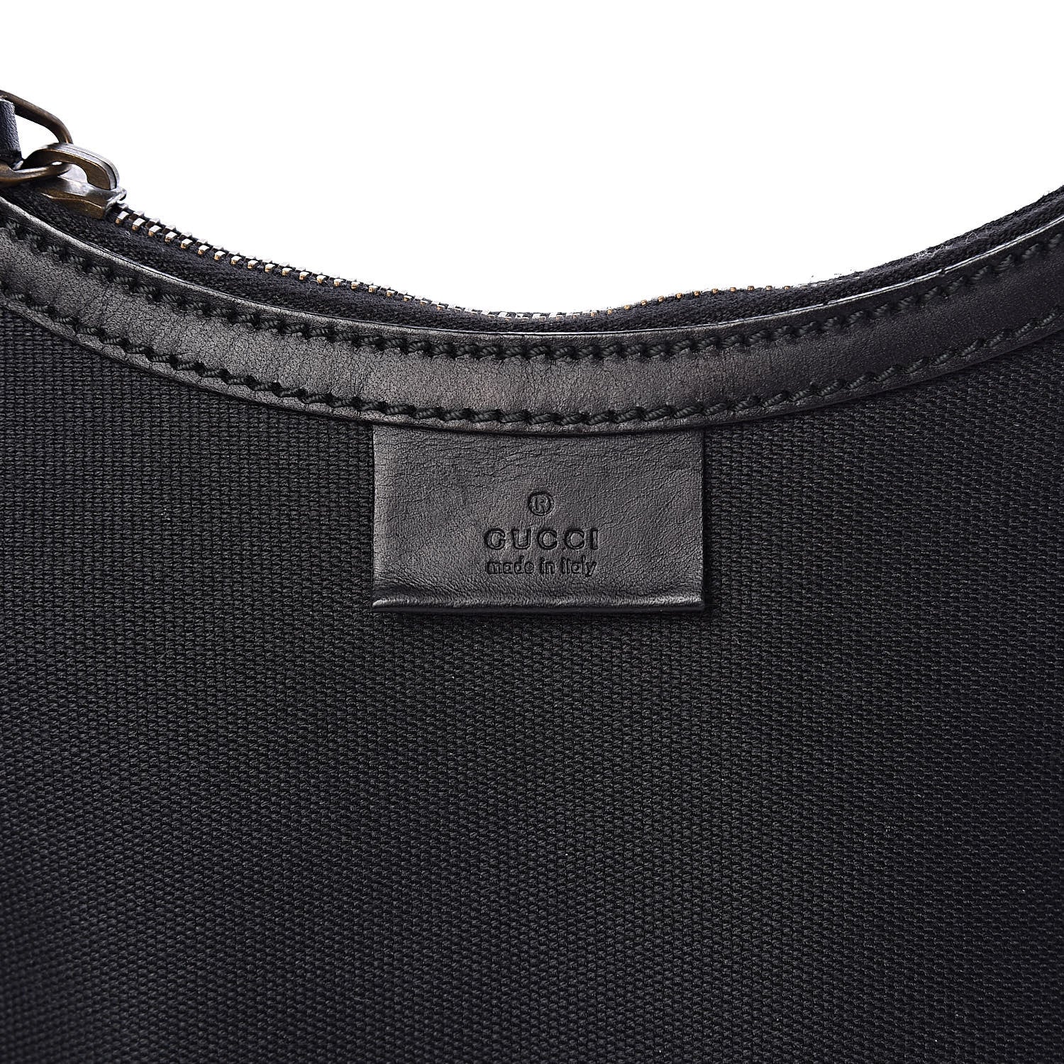 Gucci Canvas Web Hobo Black 9 of 12