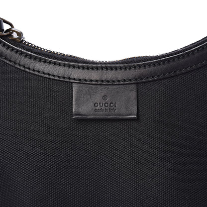 Gucci Canvas Web Hobo Black 9 of 12