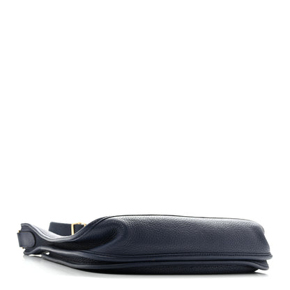 Hermes Taurillon Clemence Amazone Evelyne III GM Bleu de Galice 4 of 14